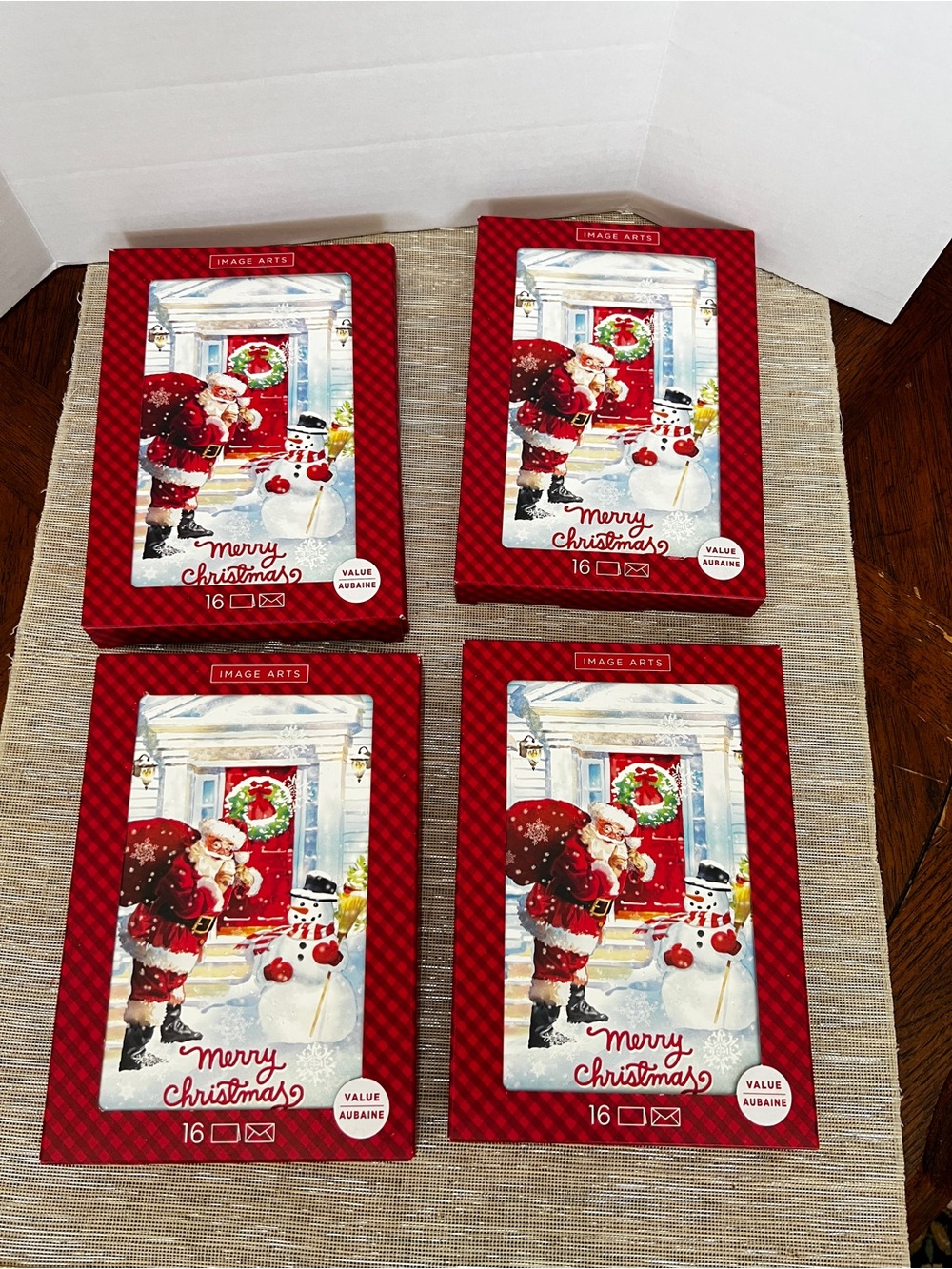 Lot of 4 Merry Christmas cards 16 count in each box